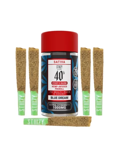 STIIIZY x Blend 40's Hemp Pre-Rolls 3.5G
