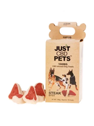 Steak Bites Just CBD Dog Treats 100mg