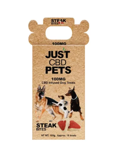 Steak Bites Just CBD Dog Treats 100mg