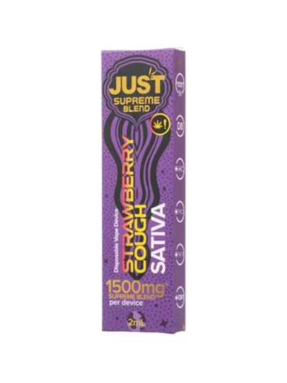 Strawberry Cough Sativa Just Delta Supreme Blend Live Resin Vape 1.5G