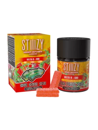 Watermelon Wave STIIIZY Delta 9 + CBD Gummies 225mg