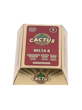 Watermelon Zkittlez | Dragon Fruit | Lemon Cake Cactus Labs Gold Reserve D8 Disposable 6ml
