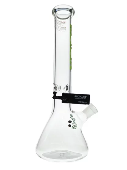 ROOR 14" Green 45x5mm Beaker Bong other side