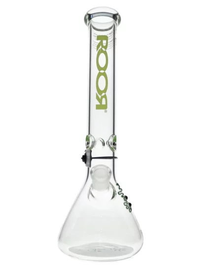 ROOR 14" Green 45x5mm Beaker Bong