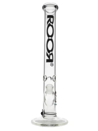 ROOR 18" Black&White Straight Tube 50x5mm Water Pipe
