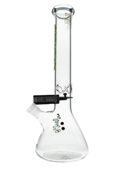 ROOR 14" Green 45x5mm Be aker Bong side