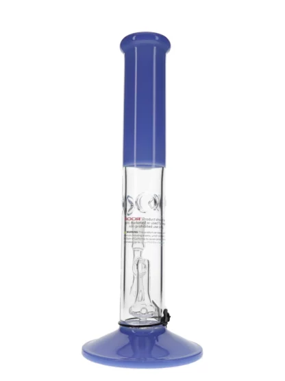 ROOR Tech Fixed 14” Straight Milky Blue Water Pipe the other side