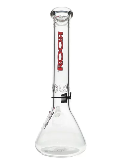 ROOR 14" Red Black 45x5mm Beaker Bong Back