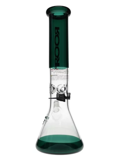 ROOR Tech 14" Jade 50x5mm Beaker Bong another side