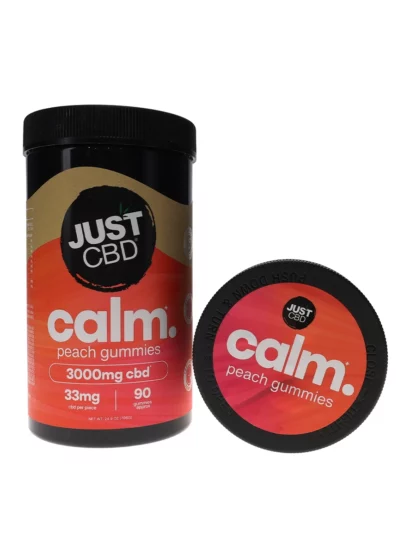 Just CBD Peach Rings Gummies 3000mg