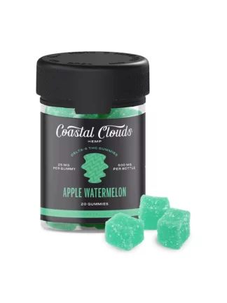 Apple Watermelon Coastal Clouds Delta 8 Gummies 500mg
