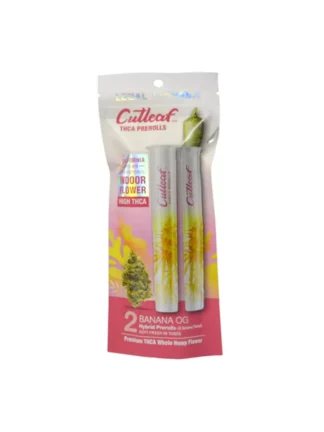 Banana OG Cutleaf THC-A Pre-Rolls 2G