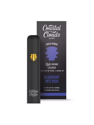 Blackberry Rntz Kush Coastal Clouds Delta 8 + HHC-P Vape 2G