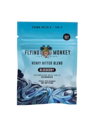 Blueberry Flying Monkey Heavy Hitter Blend Gummies 250mg