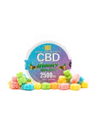 Bolt CBD Neon Mix Fruit Flavored Bear Gummies 2500mg
