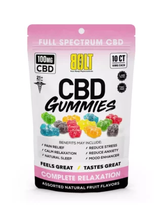 Bolt CBD Gummies Bag 100mg 10ct