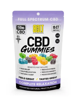 Bolt CBD Gummies Bag 150mg 15ct