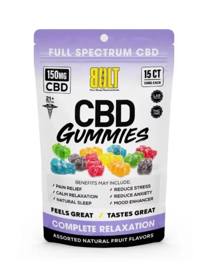 Bolt CBD Gummies Bag 150mg 15ct