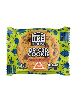 Chocolate Chip Tre House D9 + CBD Cookies 40mg
