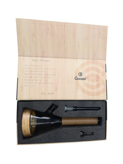 Connect Wood and Glass Beaker Bong
