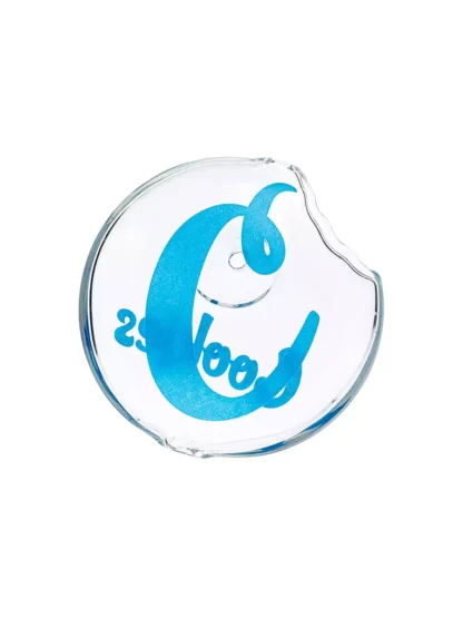Cookies Bite Circular Hand Pipe - Clear