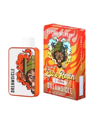 Dreamsicle Flying Monkey Live Resin Knockout Blend Vape 2G