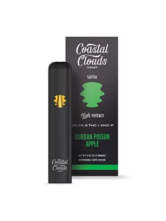 Durban Poison Apple Coastal Clouds Delta 8 + HHC-P Vape 2G