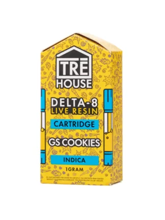 GS Cookies Tre House Live Resin Delta 8 Cartridges 1G