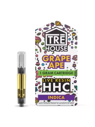 Grape Ape Tre House Live Resin HHC Cartridge 1G