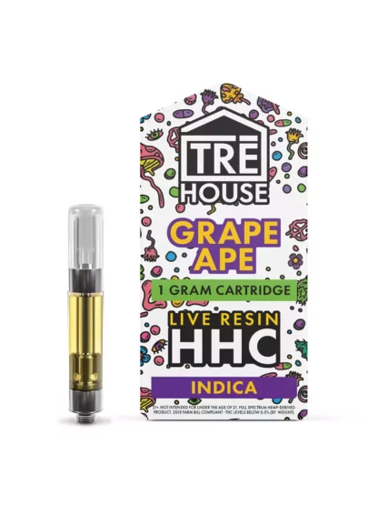 Grape Ape Tre House Live Resin HHC Cartridge 1G