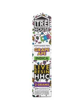 Grape Ape Tre House Live Resin HHC Vape 2G
