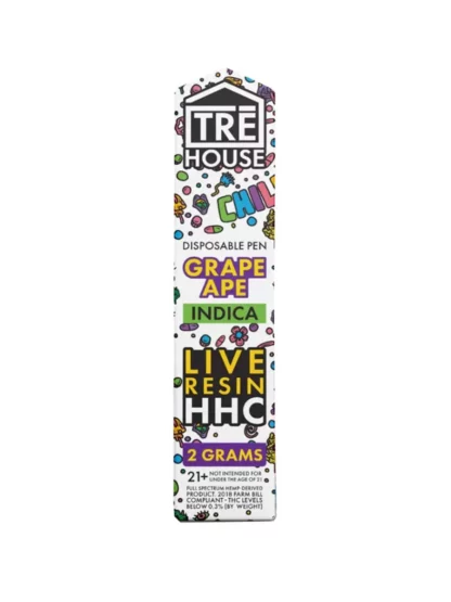 Grape Ape Tre House Live Resin HHC Vape 2G