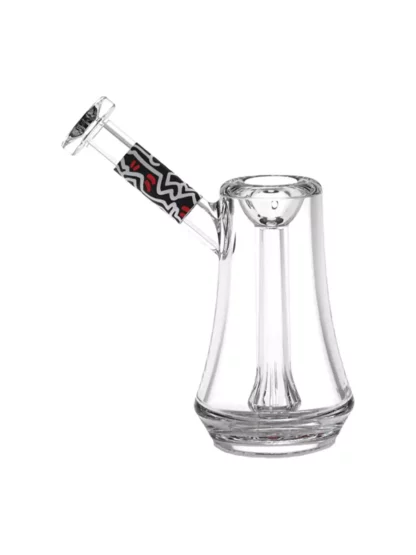 K.Haring Glass Bubbler - Black/Red/White