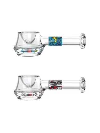 K.Haring Glass Spoon Pipe