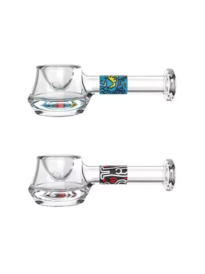 K.Haring Glass Spoon Pipe