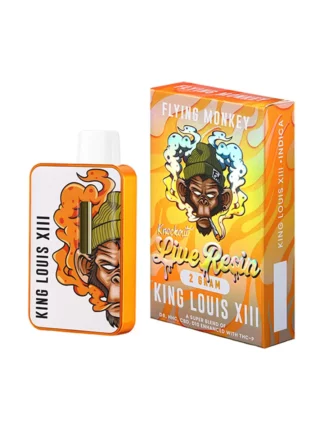 King Louis XIII Flying Monkey Live Resin Knockout Blend Vape 2G