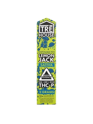 Lemon Jack Tre House THC-P D8+D9+D10 Vape 2G