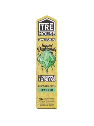 Pineapple Express Tre House Live Rosin Liquid Diamonds Vape 2G
