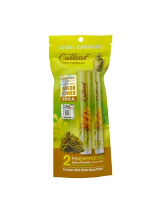 Pineapple OG Cutleaf THC-A Pre-Rolls 2G