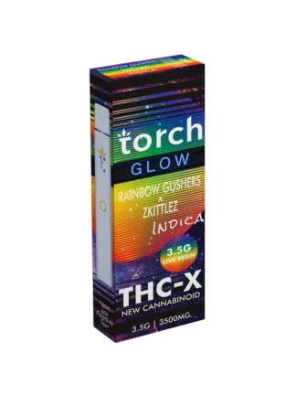 Rainbow Gushers | Zkittlez Torch Glow Live Resin THC-X Vape 3.5G