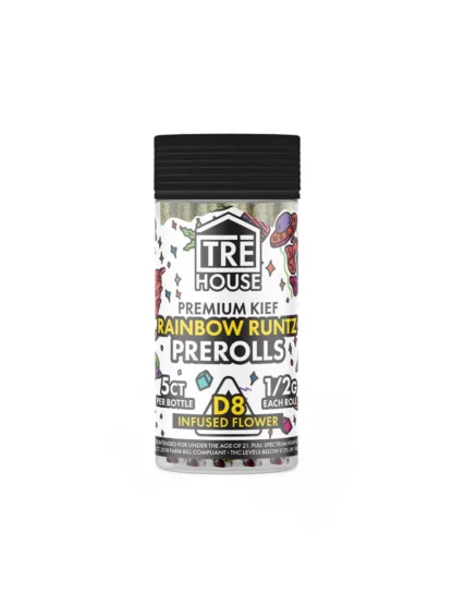 Rainbow Runtz Tre House Delta 8 Pre-Rolls 1/2G