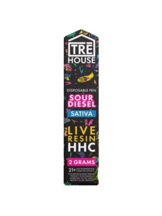 Sour Diesel Tre House Live Resin HHC Vape 2G