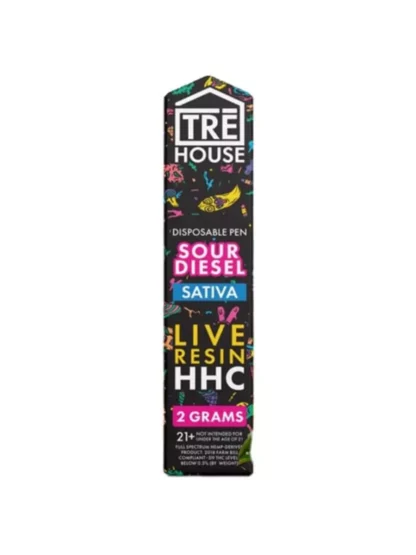 Sour Diesel Tre House Live Resin HHC Vape 2G