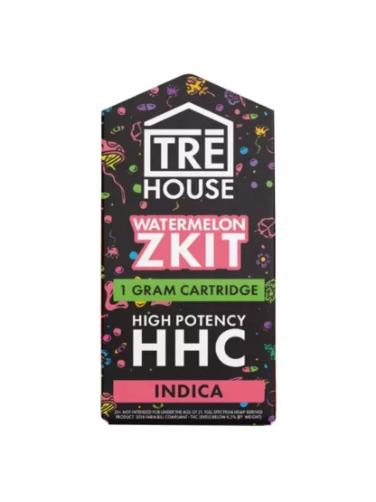 Watermelon Zkit Tre House Live Resin HHC Cartridge 1G