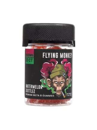 Watermelon Zkittlez Flying Monkey Delta-8 Gummies 1000mg