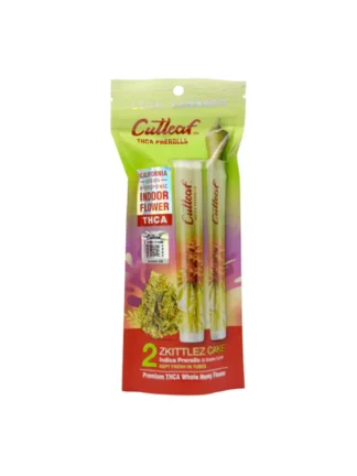 Zkittlez Cake Cutleaf THC-A Pre-Rolls 2G