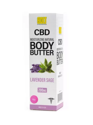 Lavender Sage Bolt CBD Bath Body Butter 200mg