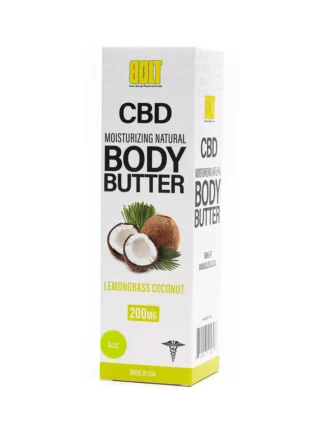 Lemongrass Coconut Bolt CBD Bath Body Butter 200mg