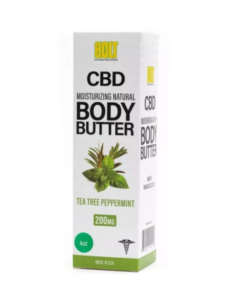 Tea Tree Peppermint Bolt CBD Bath Body Butter 200mg