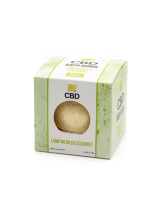 Lemongrass Coconut Bolt CBD Bath Bomb 50mg